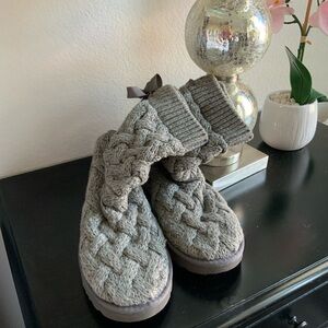 UGG Cardy Cozy Knit Slipper Boots